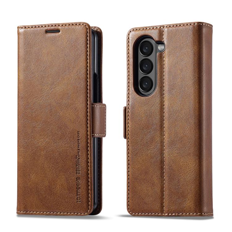 LC.IMEEKE RFID Anti-theft Leather Phone Case, For Galaxy Z Fold8 5G, For Galaxy Z Fold8 Ultra 5G, For Galaxy Z Flip8 5G, For Samsung Galaxy Z Flip6 / Flip7 FE, For Samsung Galaxy Z Fold7 5G, For Samsung Galaxy Z Flip7 5G, For Samsung Galaxy Z Fold6 5G ...