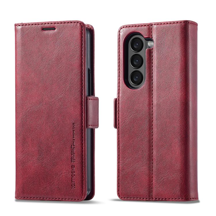 LC.IMEEKE RFID Anti-theft Leather Phone Case, For Galaxy Z Fold8 5G, For Galaxy Z Fold8 Ultra 5G, For Galaxy Z Flip8 5G, For Samsung Galaxy Z Flip6 / Flip7 FE, For Samsung Galaxy Z Fold7 5G, For Samsung Galaxy Z Flip7 5G, For Samsung Galaxy Z Fold6 5G ...