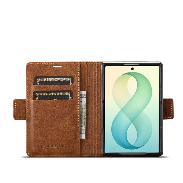 LC.IMEEKE RFID Anti-theft Leather Phone Case, For Galaxy Z Fold8 5G, For Galaxy Z Fold8 Ultra 5G, For Galaxy Z Flip8 5G, For Samsung Galaxy Z Flip6 / Flip7 FE, For Samsung Galaxy Z Fold7 5G, For Samsung Galaxy Z Flip7 5G, For Samsung Galaxy Z Fold6 5G ...