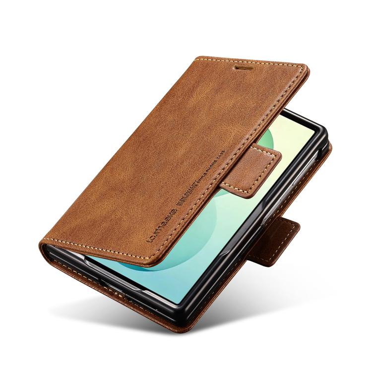 LC.IMEEKE RFID Anti-theft Leather Phone Case, For Galaxy Z Fold8 5G, For Galaxy Z Fold8 Ultra 5G, For Galaxy Z Flip8 5G, For Samsung Galaxy Z Flip6 / Flip7 FE, For Samsung Galaxy Z Fold7 5G, For Samsung Galaxy Z Flip7 5G, For Samsung Galaxy Z Fold6 5G ...