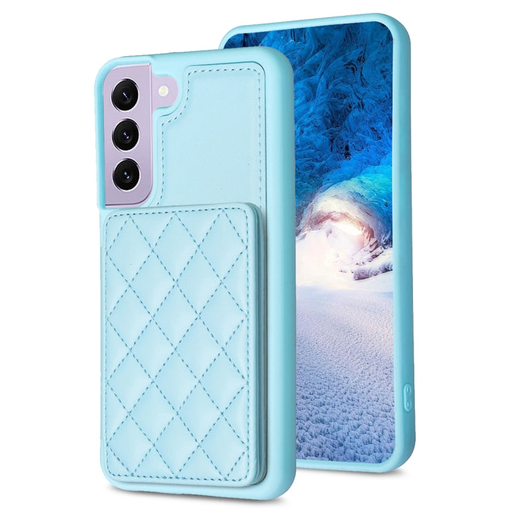 BF25 Square Plaid Card Bag Holder Phone Case, For Samsung Galaxy S23 Ultra 5G, For Samsung Galaxy A53, For Samsung Galaxy A13 5G / 4G, For Samsung Galaxy S22 Ultra 5G, For Samsung Galaxy S22+ 5G, For Samsung Galaxy S21 FE 5G
