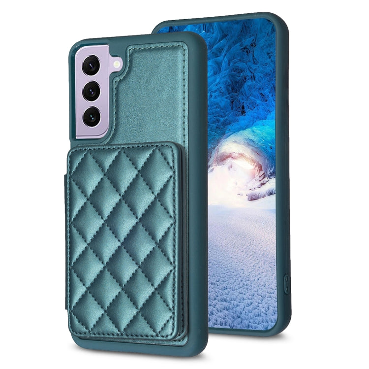 BF25 Square Plaid Card Bag Holder Phone Case, For Samsung Galaxy S23 Ultra 5G, For Samsung Galaxy A53, For Samsung Galaxy A13 5G / 4G, For Samsung Galaxy S22 Ultra 5G, For Samsung Galaxy S22+ 5G, For Samsung Galaxy S21 FE 5G