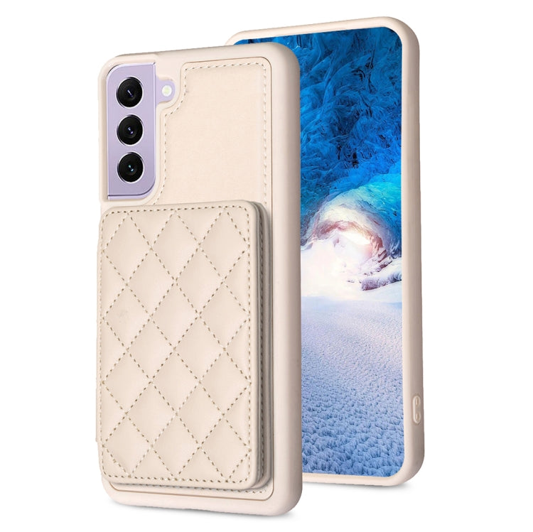 BF25 Square Plaid Card Bag Holder Phone Case, For Samsung Galaxy S23 Ultra 5G, For Samsung Galaxy A53, For Samsung Galaxy A13 5G / 4G, For Samsung Galaxy S22 Ultra 5G, For Samsung Galaxy S22+ 5G, For Samsung Galaxy S21 FE 5G