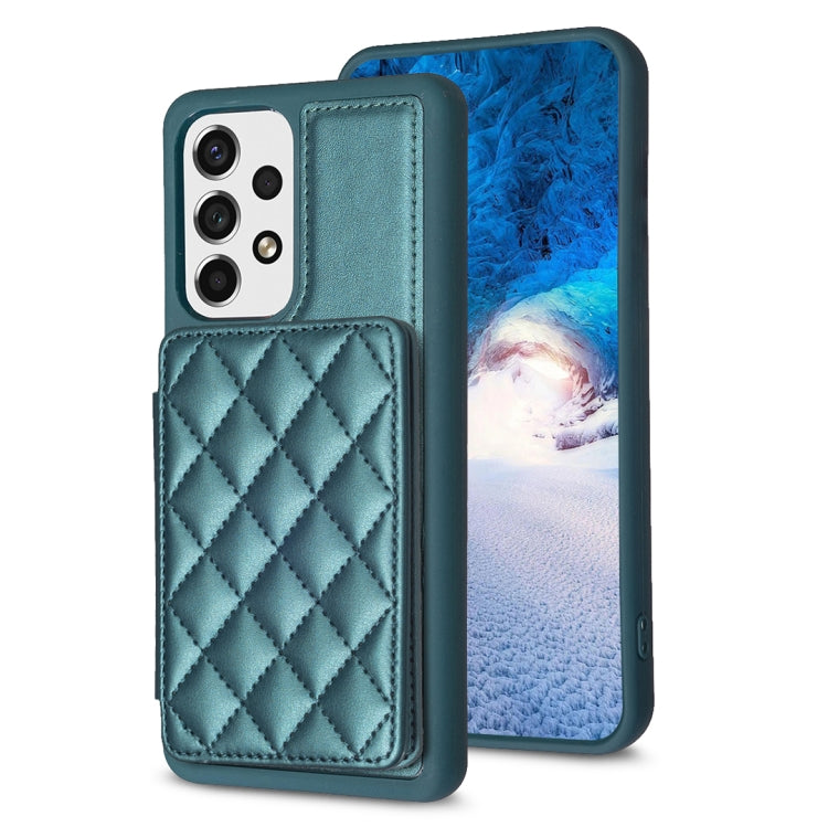 BF25 Square Plaid Card Bag Holder Phone Case, For Samsung Galaxy S23 Ultra 5G, For Samsung Galaxy A53, For Samsung Galaxy A13 5G / 4G, For Samsung Galaxy S22 Ultra 5G, For Samsung Galaxy S22+ 5G, For Samsung Galaxy S21 FE 5G