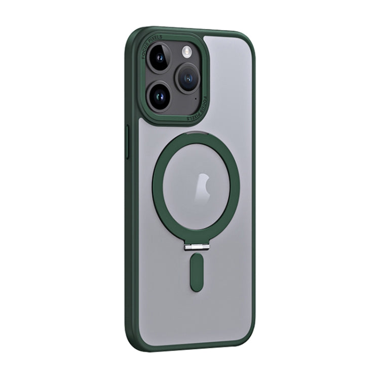 Skin Feel MagSafe Shockproof Phone Case with Holder, For iPhone 15 Pro Max, For iPhone 15 Pro, For iPhone 15 Plus, For iPhone 15