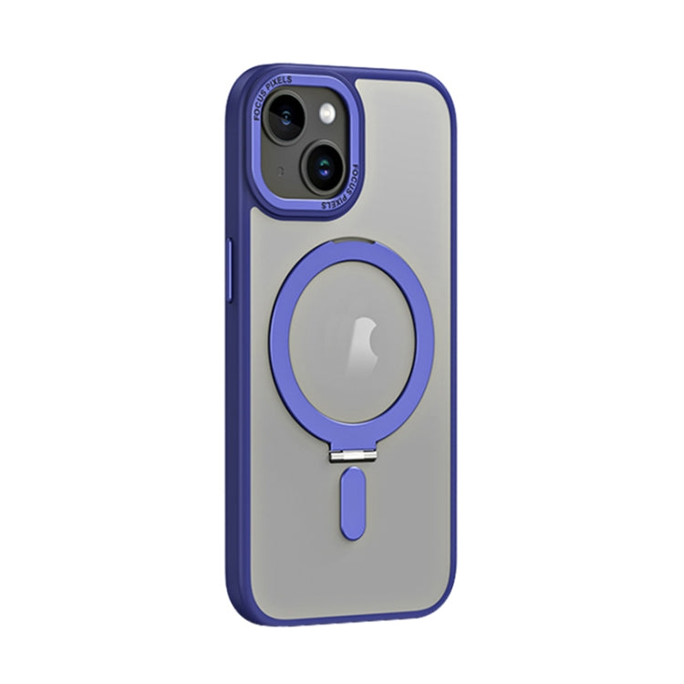 Skin Feel MagSafe Shockproof Phone Case with Holder, For iPhone 15 Pro Max, For iPhone 15 Pro, For iPhone 15 Plus, For iPhone 15