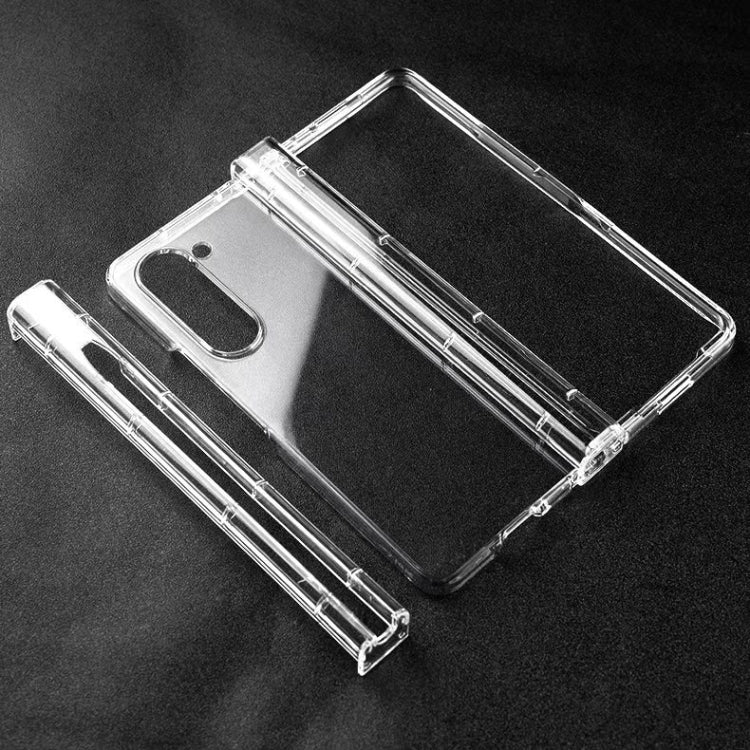3 in 1 PC Transparent Shockproof Protective Phone Case, For Galaxy Z Fold8 5G, For Galaxy Z Flip8 5G, For Samsung Galaxy Z Fold7, For Samsung Galaxy Z Flip7, For Samsung Galaxy Z Flip6, For Samsung Galaxy Z Fold6, For Samsung Galaxy Z Fold5            ...