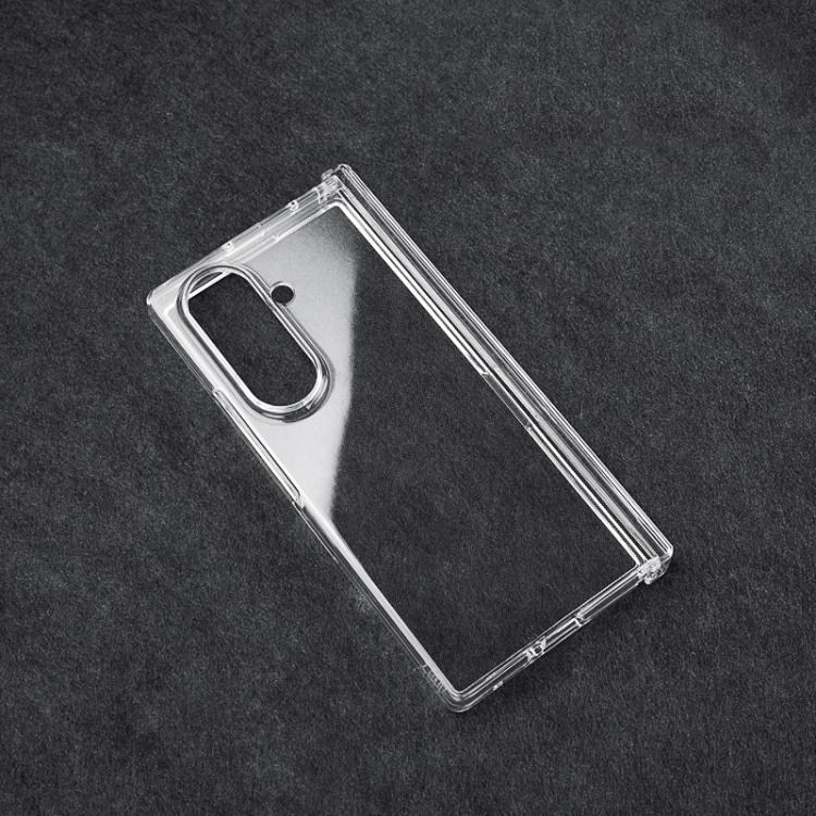 3 in 1 PC Transparent Shockproof Protective Phone Case, For Samsung Galaxy Z Fold7, For Samsung Galaxy Z Flip7, For Samsung Galaxy Z Flip6 / Flip7 FE, For Samsung Galaxy Z Fold6, For Samsung Galaxy Z Fold5, For Samsung Galaxy Z Flip5
