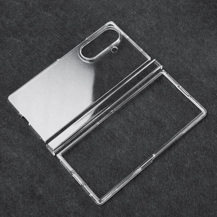 3 in 1 PC Transparent Shockproof Protective Phone Case, For Galaxy Z Fold8 5G, For Galaxy Z Flip8 5G, For Samsung Galaxy Z Fold7, For Samsung Galaxy Z Flip7, For Samsung Galaxy Z Flip6, For Samsung Galaxy Z Fold6, For Samsung Galaxy Z Fold5            ...