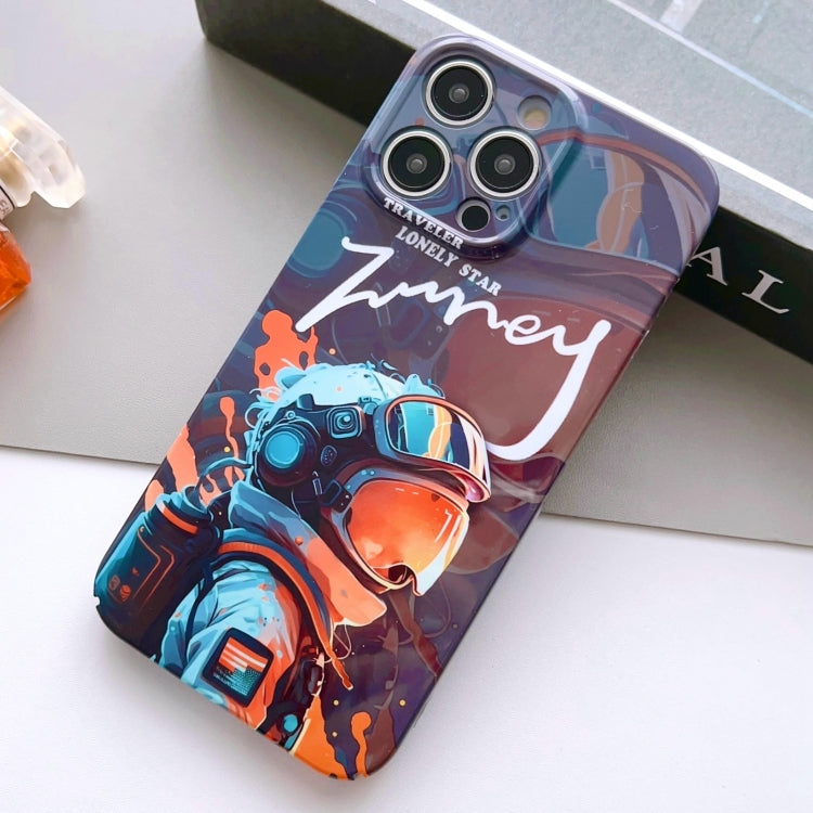 Painted Pattern Precise Hole PC Phone Case, For iPhone 14 Pro