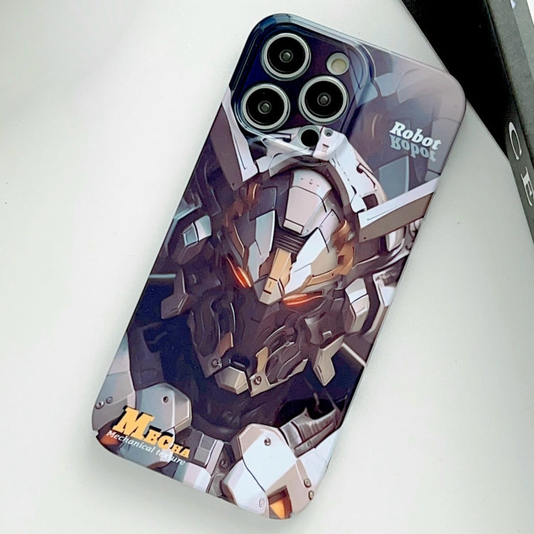 Painted Pattern Precise Hole PC Phone Case, For iPhone 15 Pro Max
