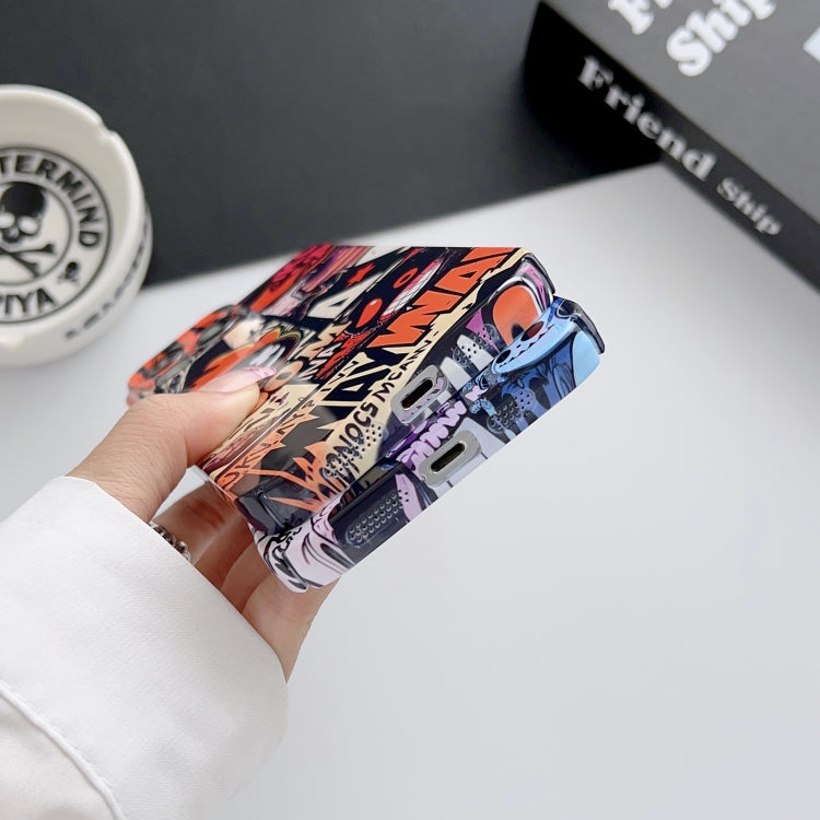 Painted Pattern Precise Hole PC Phone Case, For iPhone 14