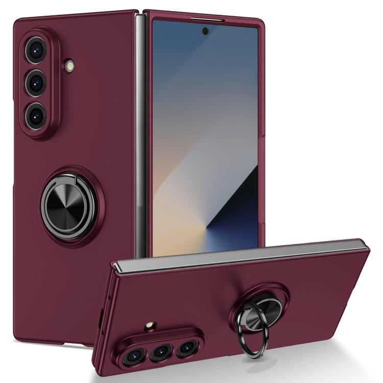 Armor Ring Holder Phone Case, For Galaxy Z Fold8 Ultra 5G, For Galaxy Z Flip8 5G, For Samsung Galaxy Z Flip7 FE / Flip6, For Samsung Galaxy Z Fold6 5G, For Samsung Galaxy Z Fold5 5G, For Samsung Galaxy Z Flip5 5G