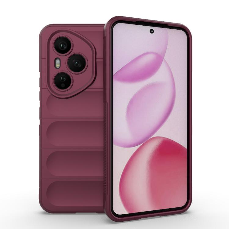 Magic Shield TPU + Flannel Phone Case, For Honor 600 Pro Global, For Honor 600 Lite 5G Global, For Honor 500 Pro Global 155.8mm, For Honor 400 Pro 5G Global 160.8mm
