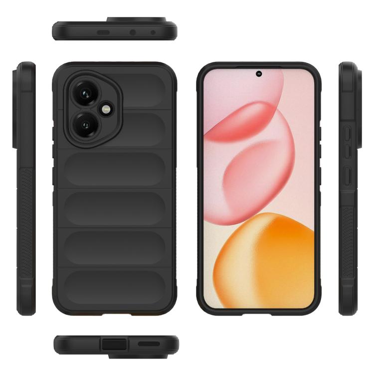 Magic Shield TPU + Flannel Phone Case, For Honor 400 Global 156.5mm, For Honor X60 Pro 5G, For Honor X60 5G, For Honor 200