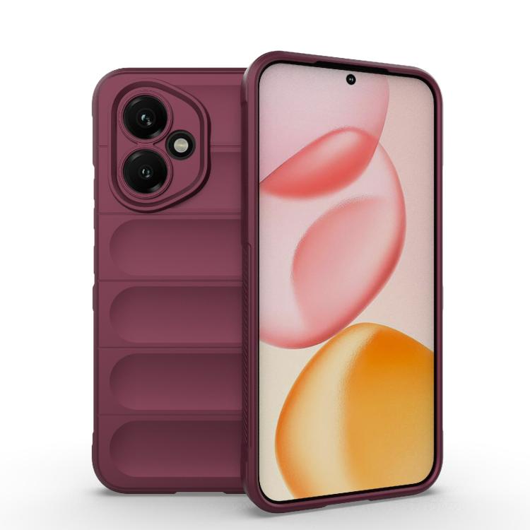 Magic Shield TPU + Flannel Phone Case, For Honor 400 Global 156.5mm, For Honor X60 Pro 5G, For Honor X60 5G, For Honor 200