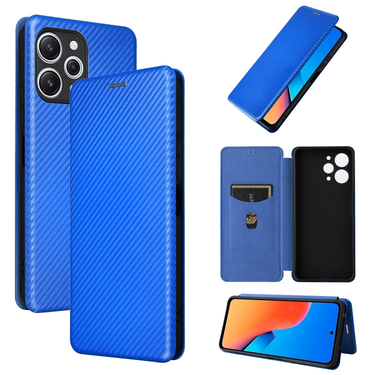 Carbon Fiber Texture Flip Leather Phone Case, For Xiaomi Redmi Note 13 Pro, For Xiaomi Redmi K60 Ultra, For Xiaomi Redmi 12R / Poco M6 Pro, For Xiaomi Redmi 12 4G
