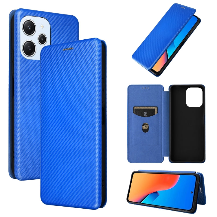 Carbon Fiber Texture Flip Leather Phone Case, For Xiaomi Redmi Note 13 Pro, For Xiaomi Redmi K60 Ultra, For Xiaomi Redmi 12R / Poco M6 Pro, For Xiaomi Redmi 12 4G