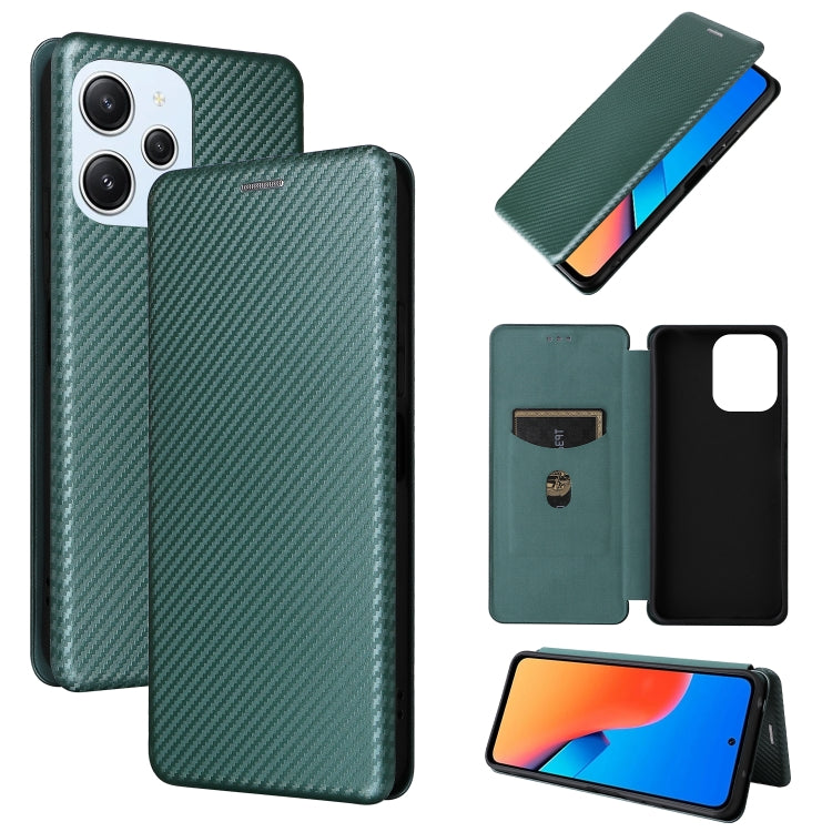Carbon Fiber Texture Flip Leather Phone Case, For Xiaomi Redmi Note 13 Pro, For Xiaomi Redmi K60 Ultra, For Xiaomi Redmi 12R / Poco M6 Pro, For Xiaomi Redmi 12 4G