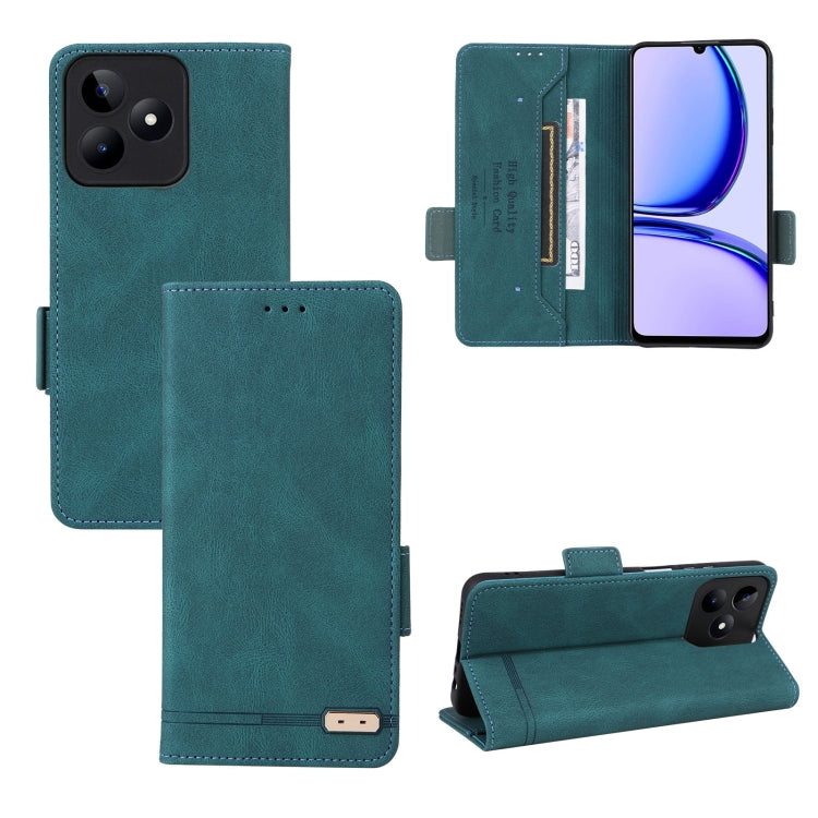 Magnetic Clasp Leather Phone Case, For Realme CT7 Pro, For Realme 13 Pro / 13 Pro+, For Realme GT 6 / GT 6T, For Realme GT Neo6 / GT Neo6 SE, For Realme C63 / C61, For Realme GT5 5G, For Realme C53 4G / Narzo N53 4G