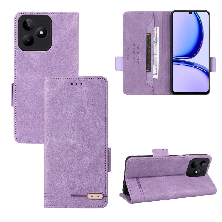Magnetic Clasp Leather Phone Case, For Realme CT7 Pro, For Realme 13 Pro / 13 Pro+, For Realme GT 6 / GT 6T, For Realme GT Neo6 / GT Neo6 SE, For Realme C63 / C61, For Realme GT5 5G, For Realme C53 4G / Narzo N53 4G