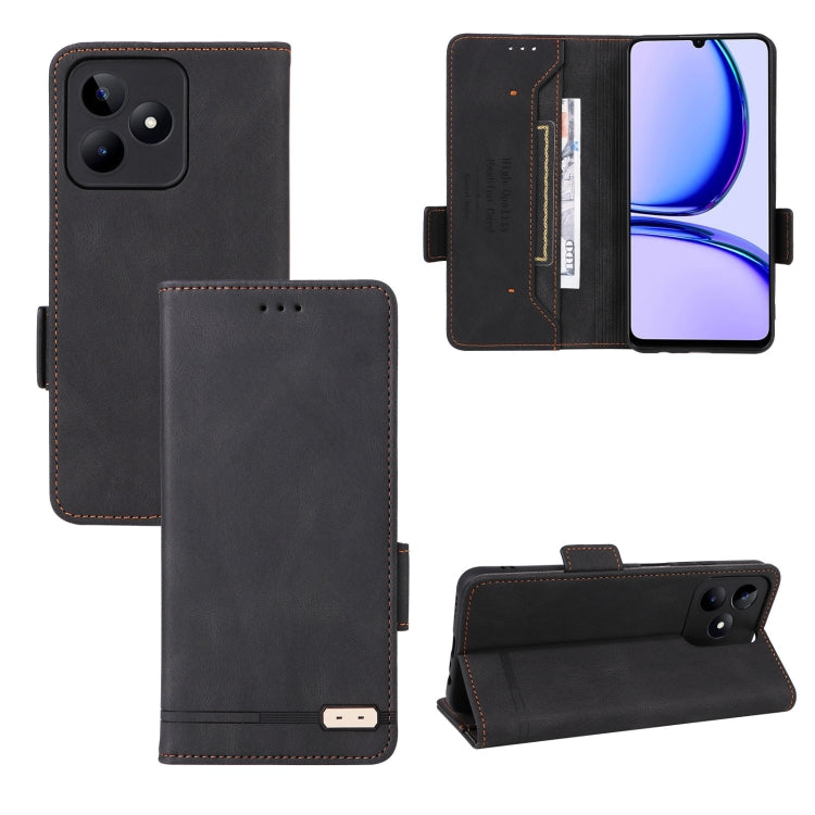 Magnetic Clasp Leather Phone Case, For Realme CT7 Pro, For Realme 13 Pro / 13 Pro+, For Realme GT 6 / GT 6T, For Realme GT Neo6 / GT Neo6 SE, For Realme C63 / C61, For Realme GT5 5G, For Realme C53 4G / Narzo N53 4G
