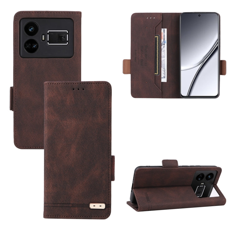 Magnetic Clasp Leather Phone Case, For Realme CT7 Pro, For Realme 13 Pro / 13 Pro+, For Realme GT 6 / GT 6T, For Realme GT Neo6 / GT Neo6 SE, For Realme C63 / C61, For Realme GT5 5G, For Realme C53 4G / Narzo N53 4G