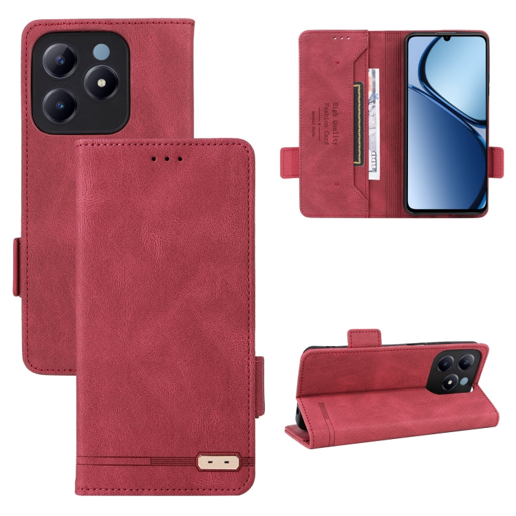 Magnetic Clasp Leather Phone Case, For Realme CT7 Pro, For Realme 13 Pro / 13 Pro+, For Realme GT 6 / GT 6T, For Realme GT Neo6 / GT Neo6 SE, For Realme C63 / C61, For Realme GT5 5G, For Realme C53 4G / Narzo N53 4G