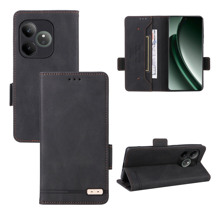 Magnetic Clasp Leather Phone Case, For Realme CT7 Pro, For Realme 13 Pro / 13 Pro+, For Realme GT 6 / GT 6T, For Realme GT Neo6 / GT Neo6 SE, For Realme C63 / C61, For Realme GT5 5G, For Realme C53 4G / Narzo N53 4G