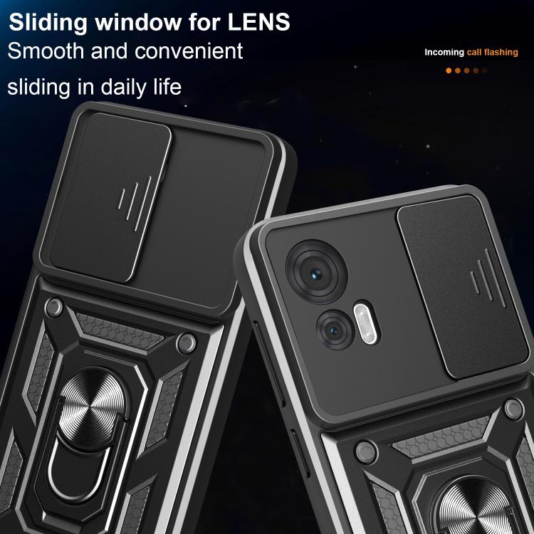 Sliding Camera Cover Design TPU+PC Phone Case, For Motorola Edge 30 Neo, For Motorola Moto G32