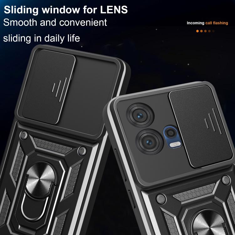 Sliding Camera Cover Design TPU+PC Phone Case, For Motorola Edge 30 Fusion, For Motorola Edge 30 Neo, For Motorola Moto G32