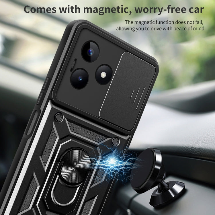 Sliding Camera Cover Design TPU+PC Phone Case, For Realme C53 4G / Narzo N53 4G, For Realme 11 Pro 5G / 11 Pro+, For Realme C65 4G, For Realme GT3 5G, For Realme C21Y / C25Y, For Realme C25 / C15