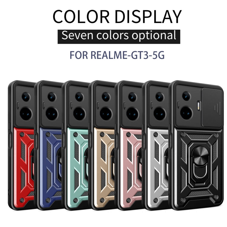 Sliding Camera Cover Design TPU+PC Phone Case, For Realme GT3 5G, For Realme C21Y / C25Y, For Realme C25 / C15, For Realme 5 Pro, For Realme 5