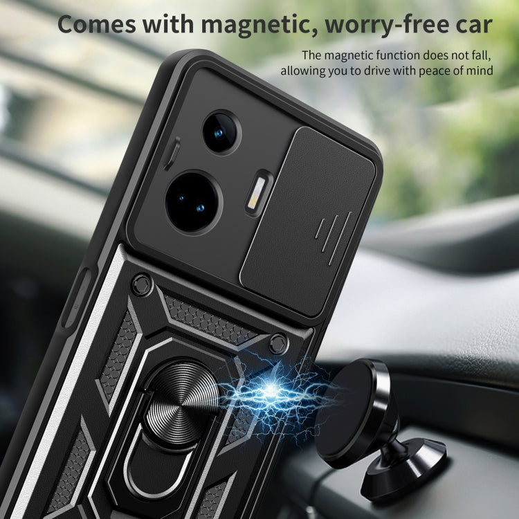 Sliding Camera Cover Design TPU+PC Phone Case, For Realme GT3 5G, For Realme C21Y / C25Y, For Realme C25 / C15, For Realme 5 Pro, For Realme 5