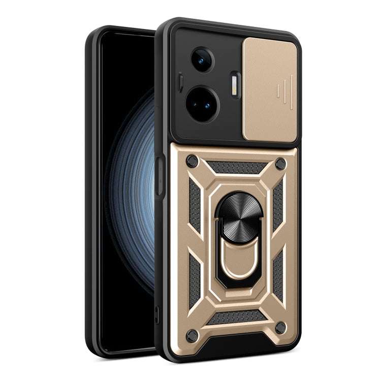 Sliding Camera Cover Design TPU+PC Phone Case, For Realme GT3 5G, For Realme C21Y / C25Y, For Realme C25 / C15, For Realme 5 Pro, For Realme 5