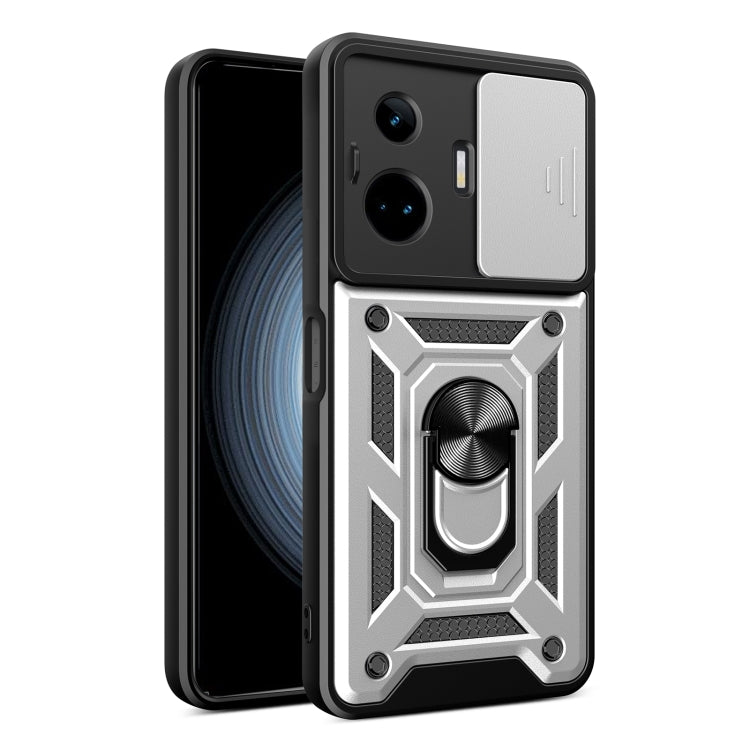 Sliding Camera Cover Design TPU+PC Phone Case, For Realme GT3 5G, For Realme C21Y / C25Y, For Realme C25 / C15, For Realme 5 Pro, For Realme 5
