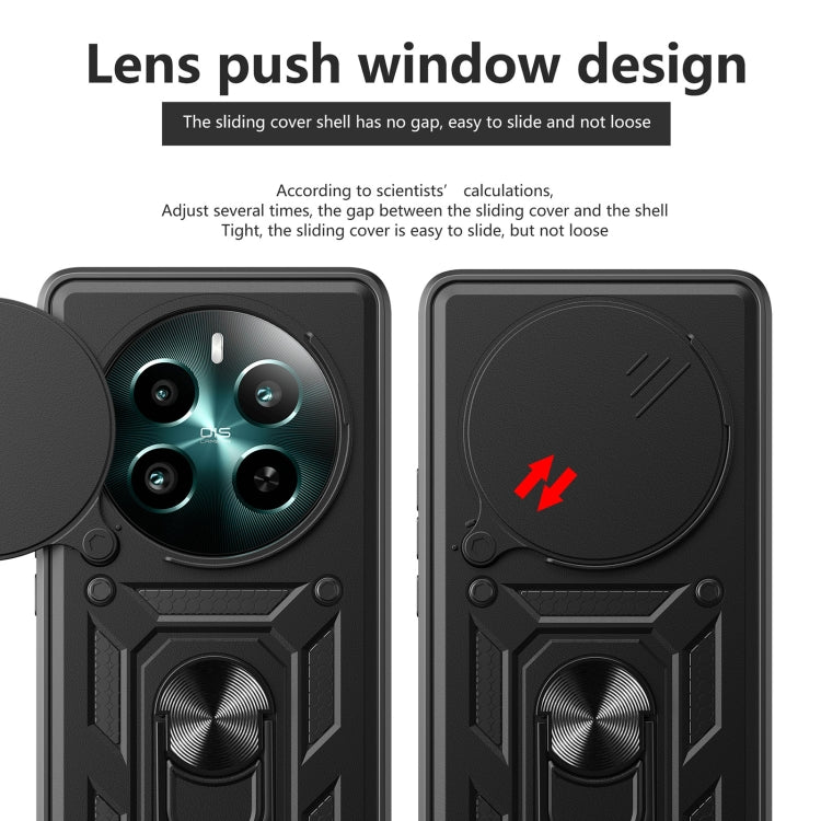 Sliding Camera Cover Design TPU+PC Phone Case, For Realme 12+ 5G Global, For Realme 12 Pro / 12 Pro+ 5G, For Realme Narzo 60x 5G Global, For Realme C53 4G / Narzo N53 4G, For Realme 11 Pro 5G / 11 Pro+, For Realme C65 4G