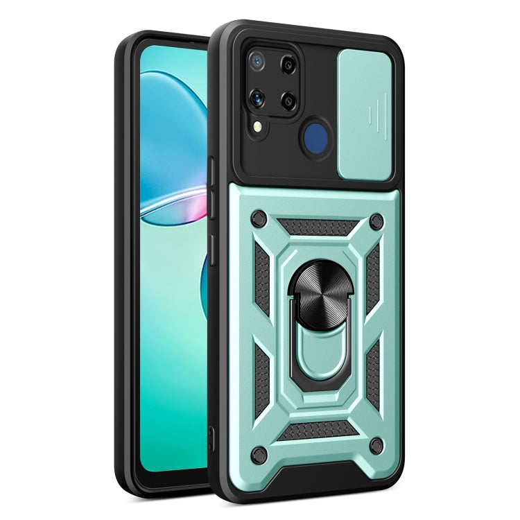 Sliding Camera Cover Design TPU+PC Phone Case, For Realme GT3 5G, For Realme C21Y / C25Y, For Realme C25 / C15, For Realme 5 Pro, For Realme 5