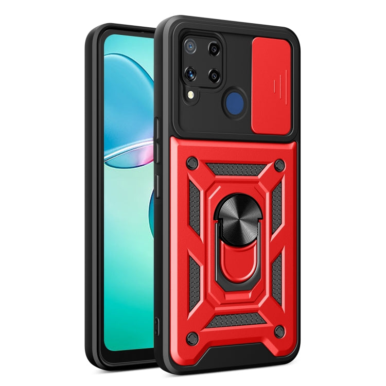 Sliding Camera Cover Design TPU+PC Phone Case, For Realme GT3 5G, For Realme C21Y / C25Y, For Realme C25 / C15, For Realme 5 Pro, For Realme 5