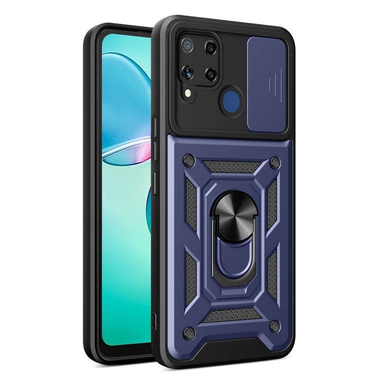 Sliding Camera Cover Design TPU+PC Phone Case, For Realme GT3 5G, For Realme C21Y / C25Y, For Realme C25 / C15, For Realme 5 Pro, For Realme 5