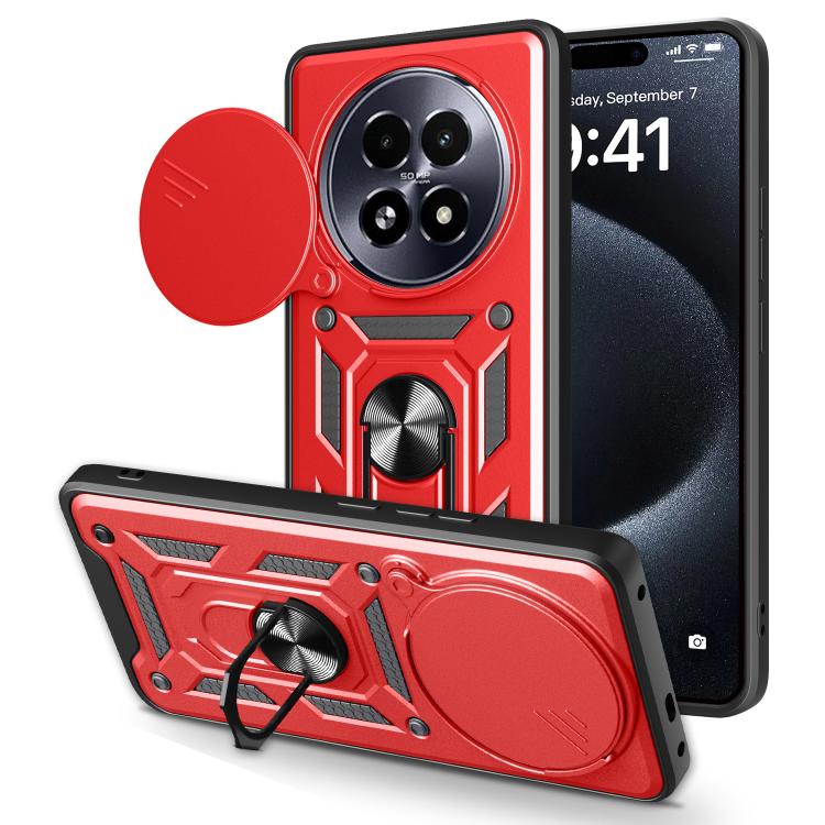 Sliding Camera Cover Design TPU+PC Phone Case, For Realme P3 Pro 5G, For Realme C75 4G / 14x 5G Global, For Realme 13+ 5G, For Realme 13 Pro / 13 Pro+ 5G, For Realme C61 / C63, For Realme 12 5G Global