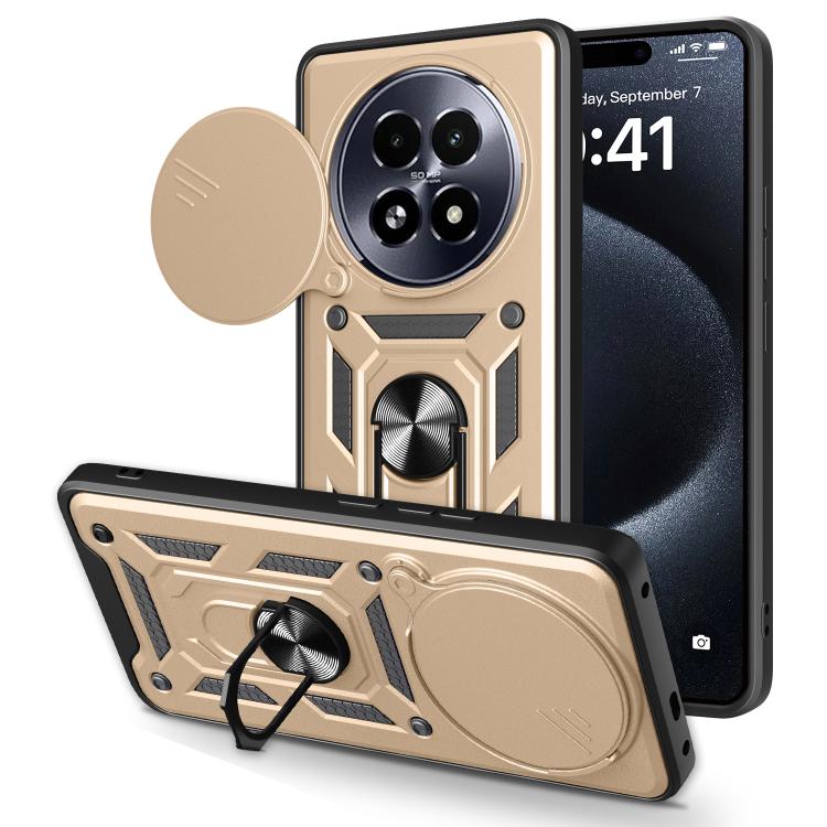 Sliding Camera Cover Design TPU+PC Phone Case, For Realme P3 Pro 5G, For Realme C75 4G / 14x 5G Global, For Realme 13+ 5G, For Realme 13 Pro / 13 Pro+ 5G, For Realme C61 / C63, For Realme 12 5G Global