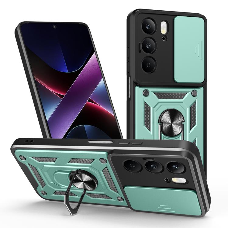 Sliding Camera Cover Design TPU+PC Phone Case, For Realme P3 Pro 5G, For Realme C75 4G / 14x 5G Global, For Realme 13+ 5G, For Realme 13 Pro / 13 Pro+ 5G, For Realme C61 / C63, For Realme 12 5G Global