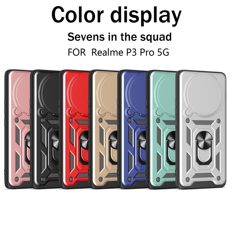 Sliding Camera Cover Design TPU+PC Phone Case, For Realme P3 Pro 5G, For Realme C75 4G / 14x 5G Global, For Realme 13+ 5G, For Realme 13 Pro / 13 Pro+ 5G, For Realme C61 / C63, For Realme 12 5G Global