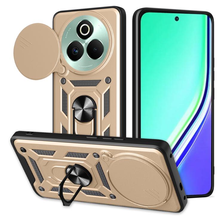 Sliding Camera Cover Design TPU+PC Phone Case, For Realme P3 Pro 5G, For Realme C75 4G / 14x 5G Global, For Realme 13+ 5G, For Realme 13 Pro / 13 Pro+ 5G, For Realme C61 / C63, For Realme 12 5G Global
