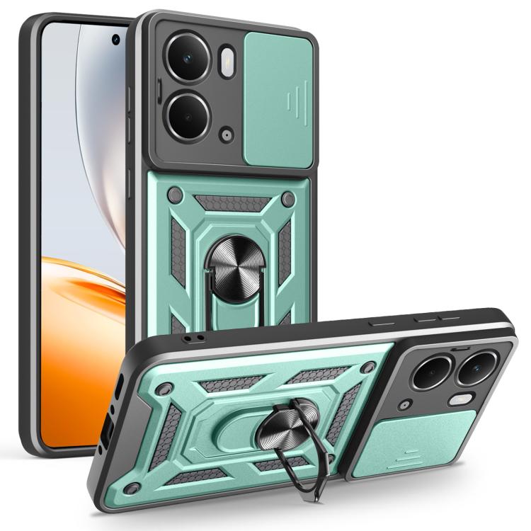 Sliding Camera Cover Design TPU+PC Phone Case, For Realme 15T 5G, For Realme C71 4G, For Realme Neo7x / P3 5G, For Realme P3 Pro 5G, For Realme C75 4G / 14x 5G Global, For Realme 13+ 5G