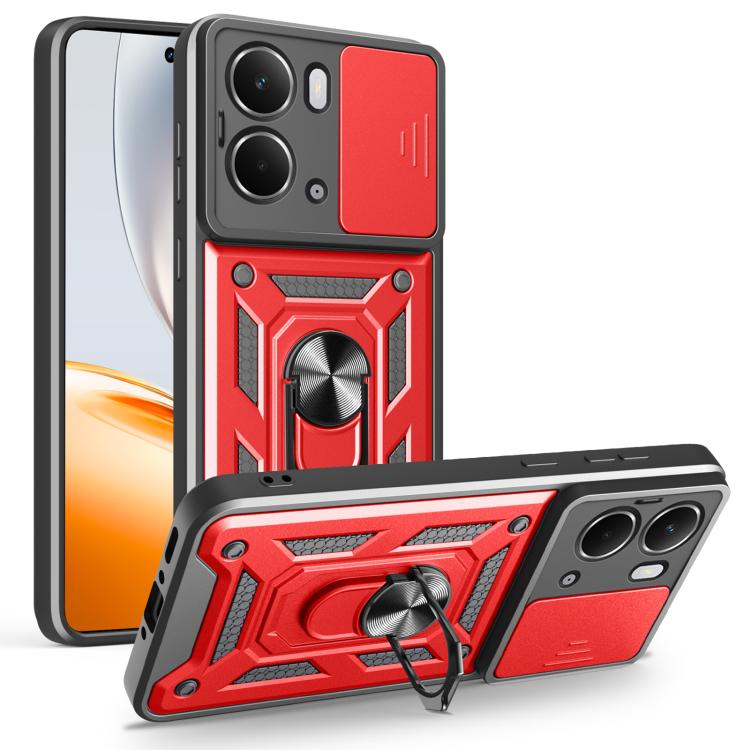 Sliding Camera Cover Design TPU+PC Phone Case, For Realme 15T 5G, For Realme C71 4G, For Realme Neo7x / P3 5G, For Realme P3 Pro 5G, For Realme C75 4G / 14x 5G Global, For Realme 13+ 5G