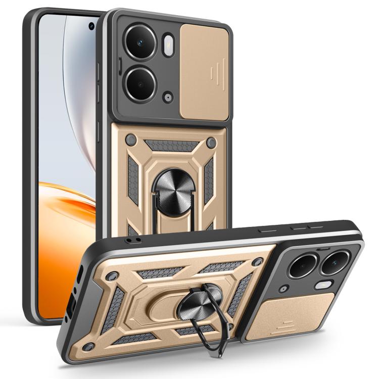 Sliding Camera Cover Design TPU+PC Phone Case, For Realme 15T 5G, For Realme C71 4G, For Realme Neo7x / P3 5G, For Realme P3 Pro 5G, For Realme C75 4G / 14x 5G Global, For Realme 13+ 5G