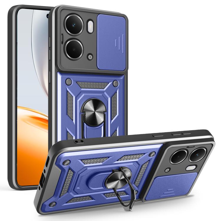 Sliding Camera Cover Design TPU+PC Phone Case, For Realme 15T 5G, For Realme C71 4G, For Realme Neo7x / P3 5G, For Realme P3 Pro 5G, For Realme C75 4G / 14x 5G Global, For Realme 13+ 5G