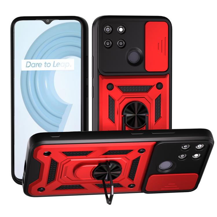 Sliding Camera Cover Design TPU+PC Phone Case, For Realme GT3 5G, For Realme C21Y / C25Y, For Realme C25 / C15, For Realme 5 Pro, For Realme 5